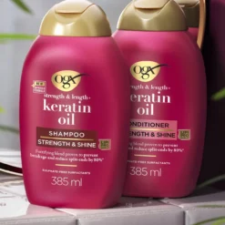 Keratin Oil Champô Força & Brilho