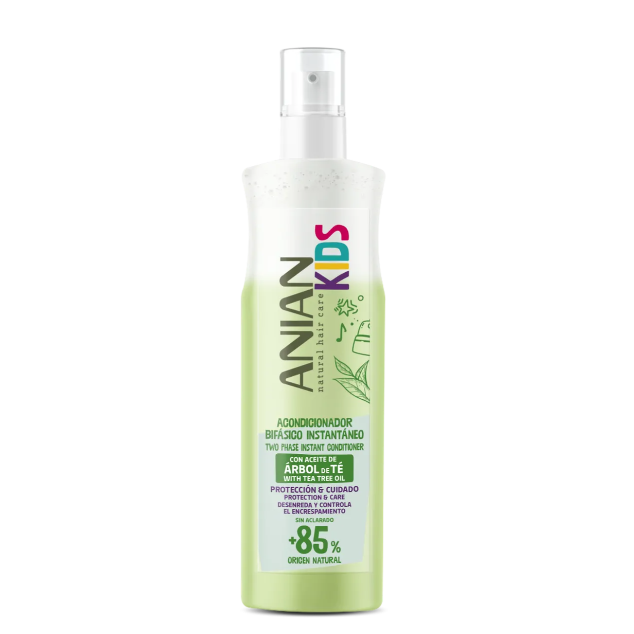 Kids Amaciador Bifásico Instantâneo Árvore do Chá