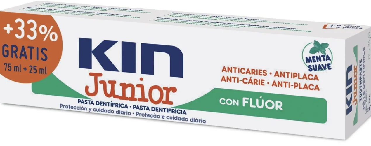 Kin Junior Pasta Dentífrica Anticárie