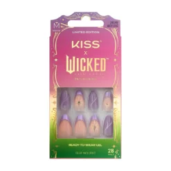 Kiss x Wicked For Good Conjunto de Unhas Postiças