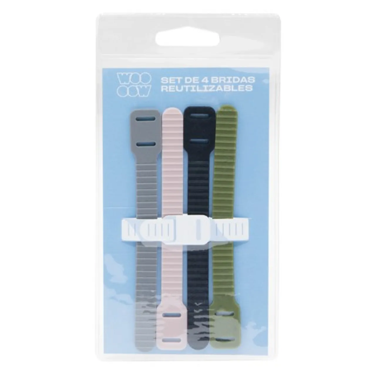 Kit Abraçadeiras Reutilizáveis
