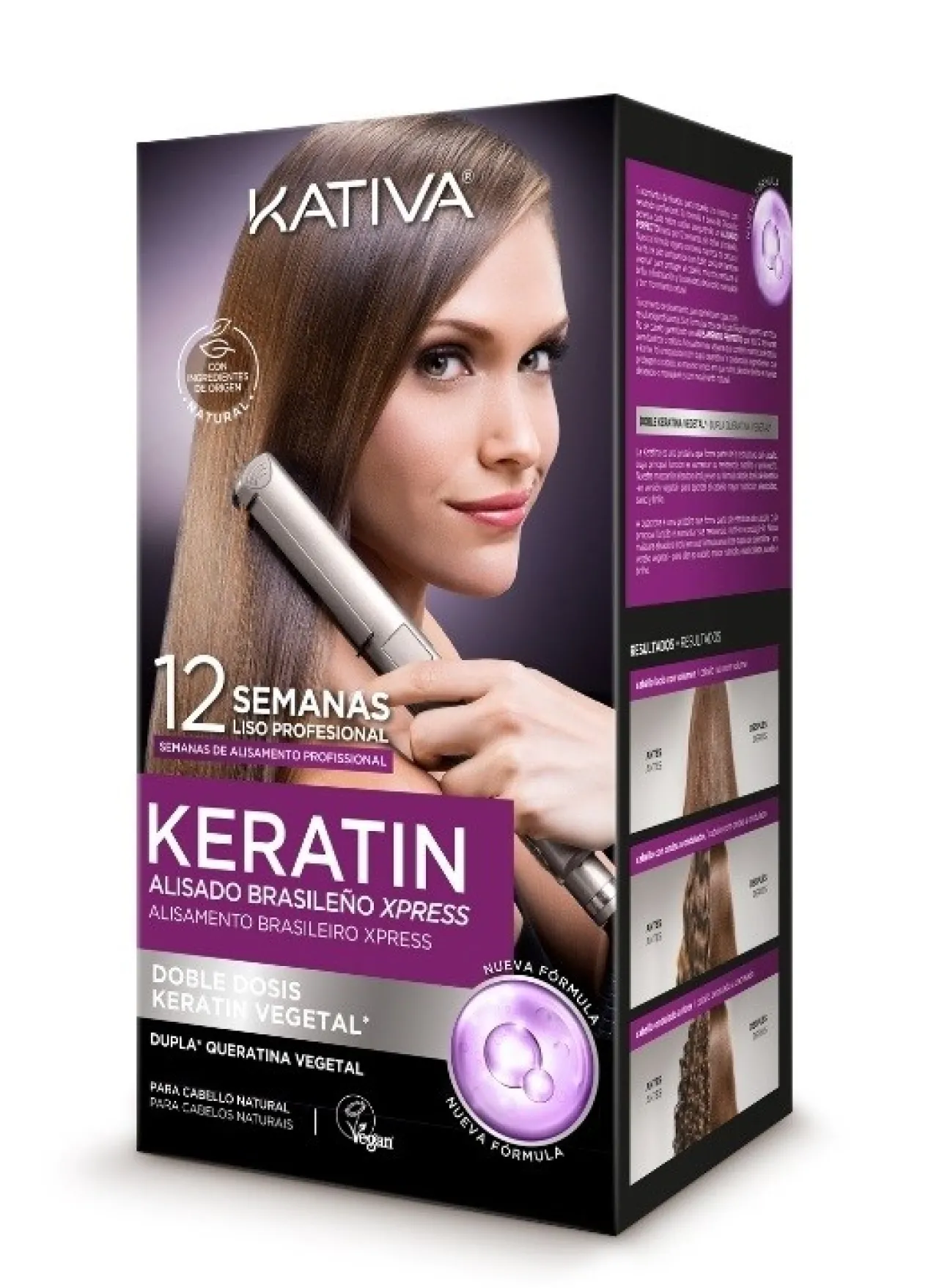 Kit de Alisamento Brasileiro com Dupla Queratina Vegan Xpress