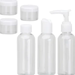 Kit de Viagem com Frascos Reutilizáveis
