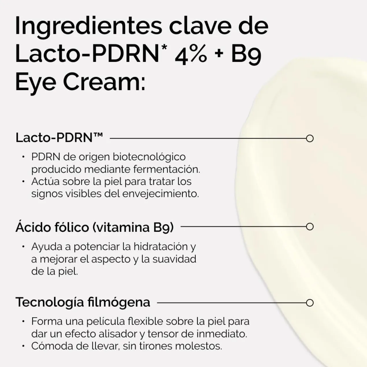 Lacto-PDRN* 4% + B9 Eye Cream