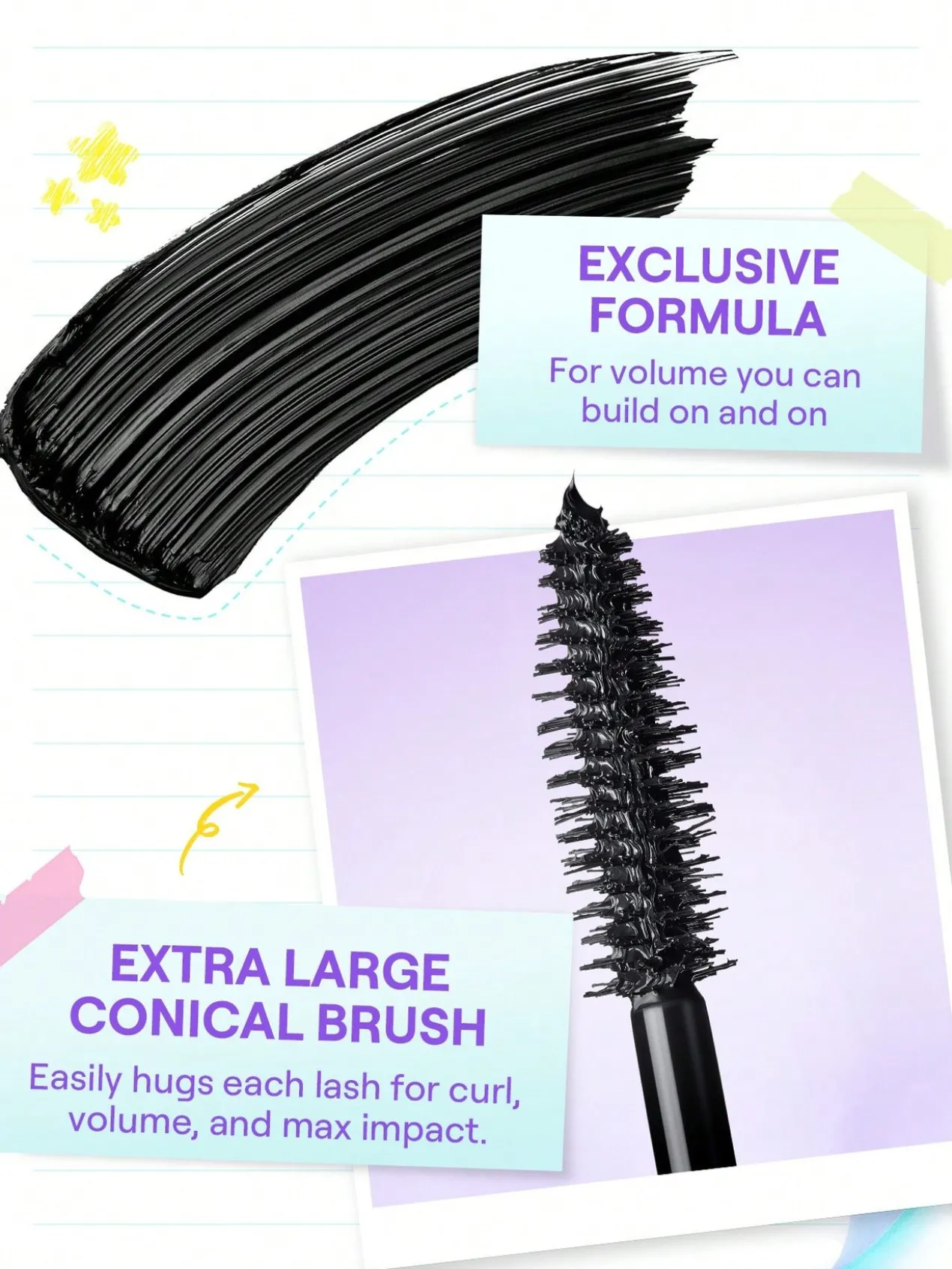 Lashlighter Mega Boost Máscara Black