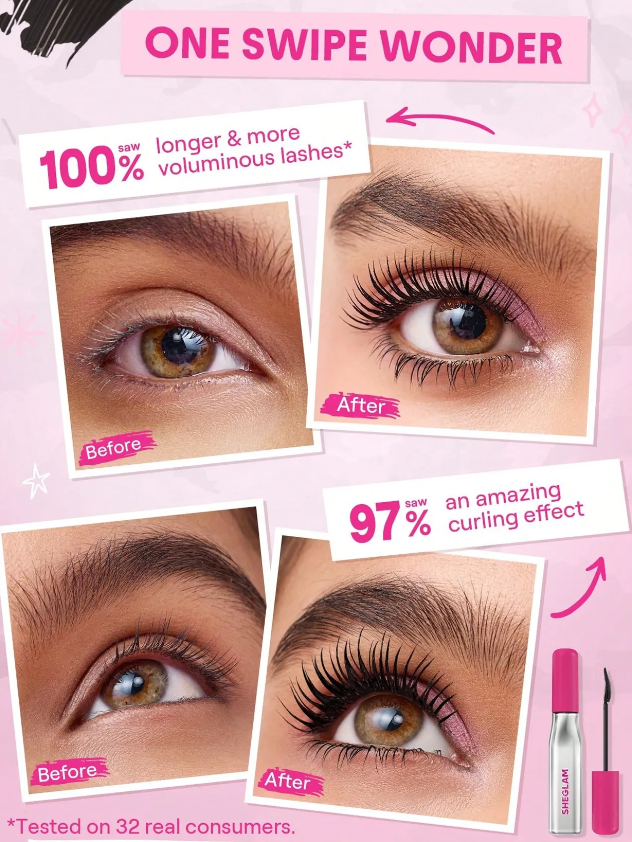 Lashlighter Up & Out Máscara Black