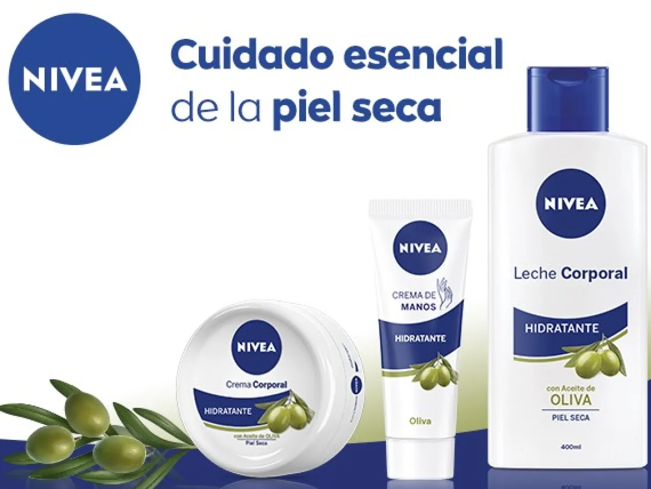 Leite Corporal com Óleo de Oliva