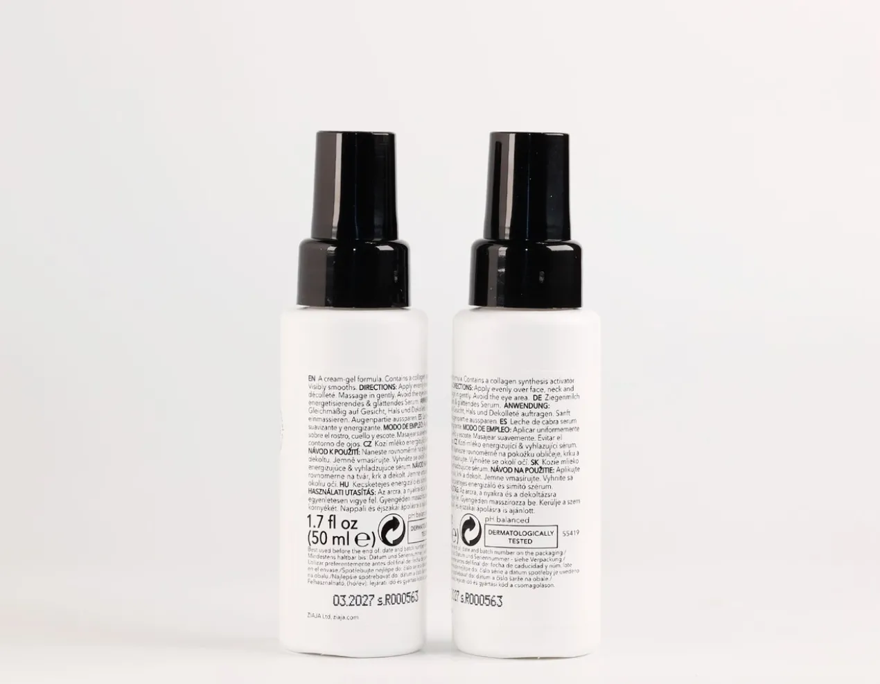 Leite de Cabra Sérum facial energizante e suavizante