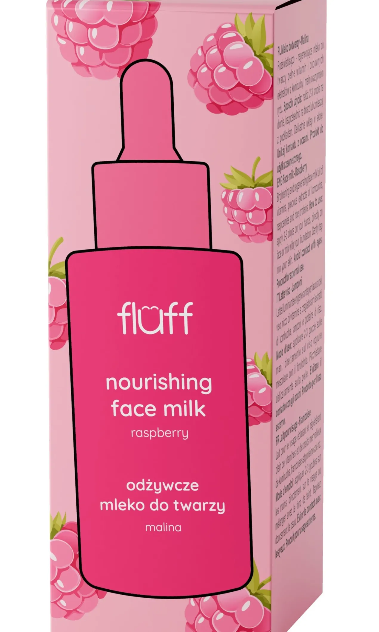 Leite Facial Regenerador e Nutritivo de Framboesa