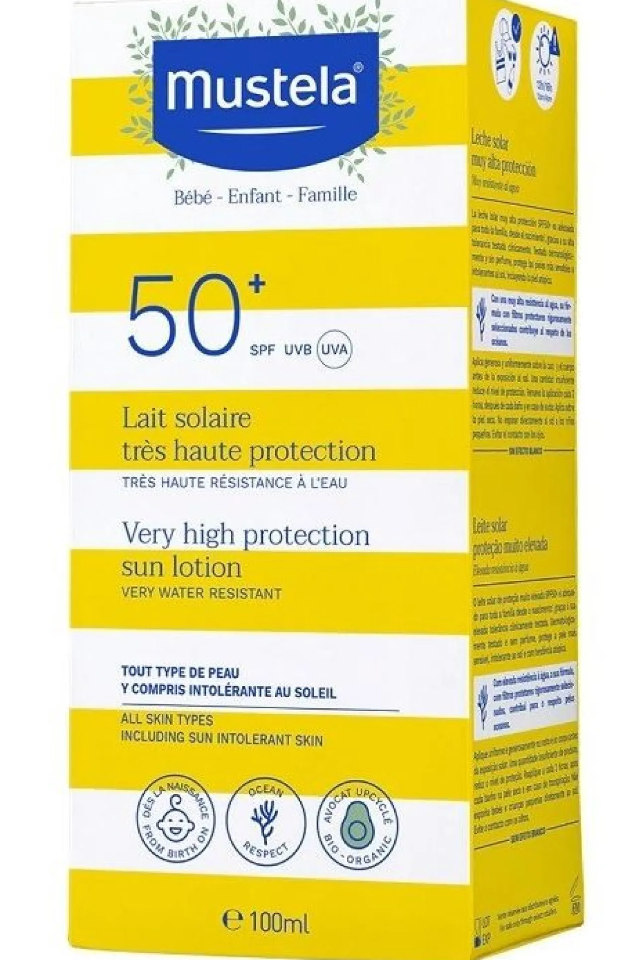 Leite Solar de Proteção Muito Alta SPF50+