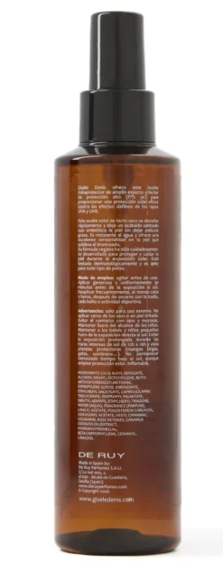 Óleo Fotoprotetor SPF30+