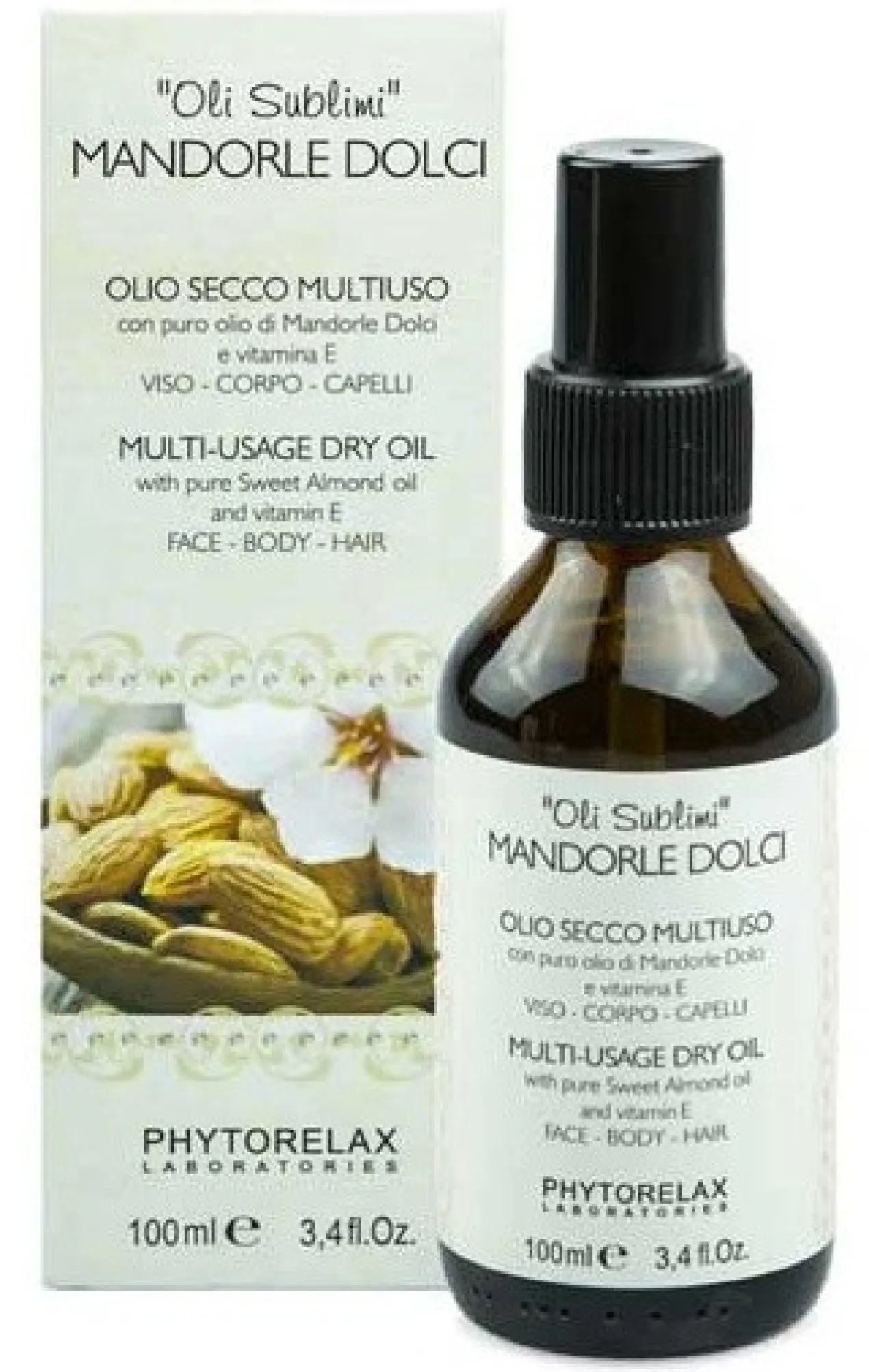 Óleo multiuso de amêndoa doce