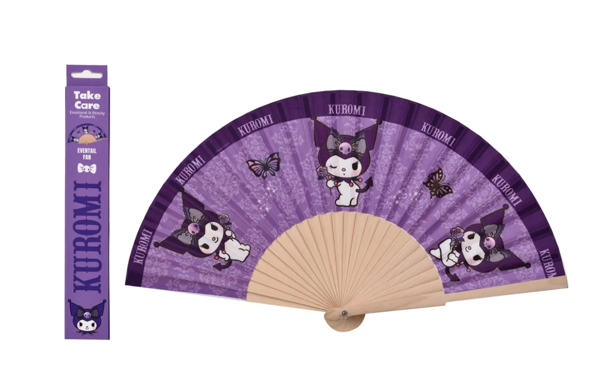 Leque Hello Kitty Kuromi