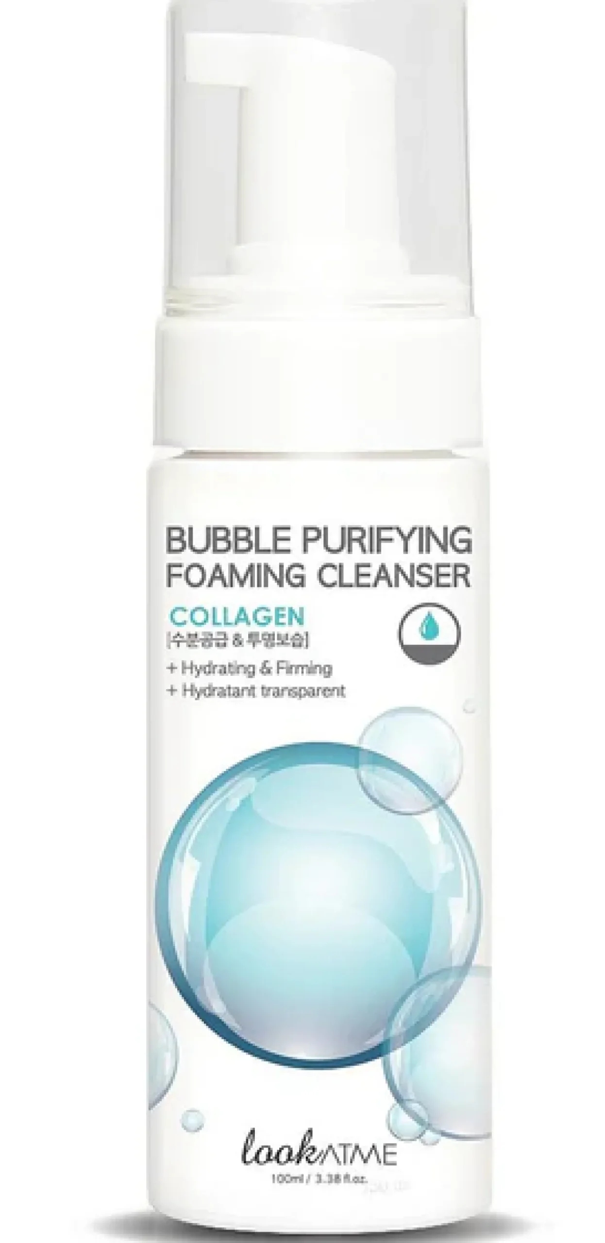 Limpador Facial Bubble Purifying Foaming Cleanser Collagen
