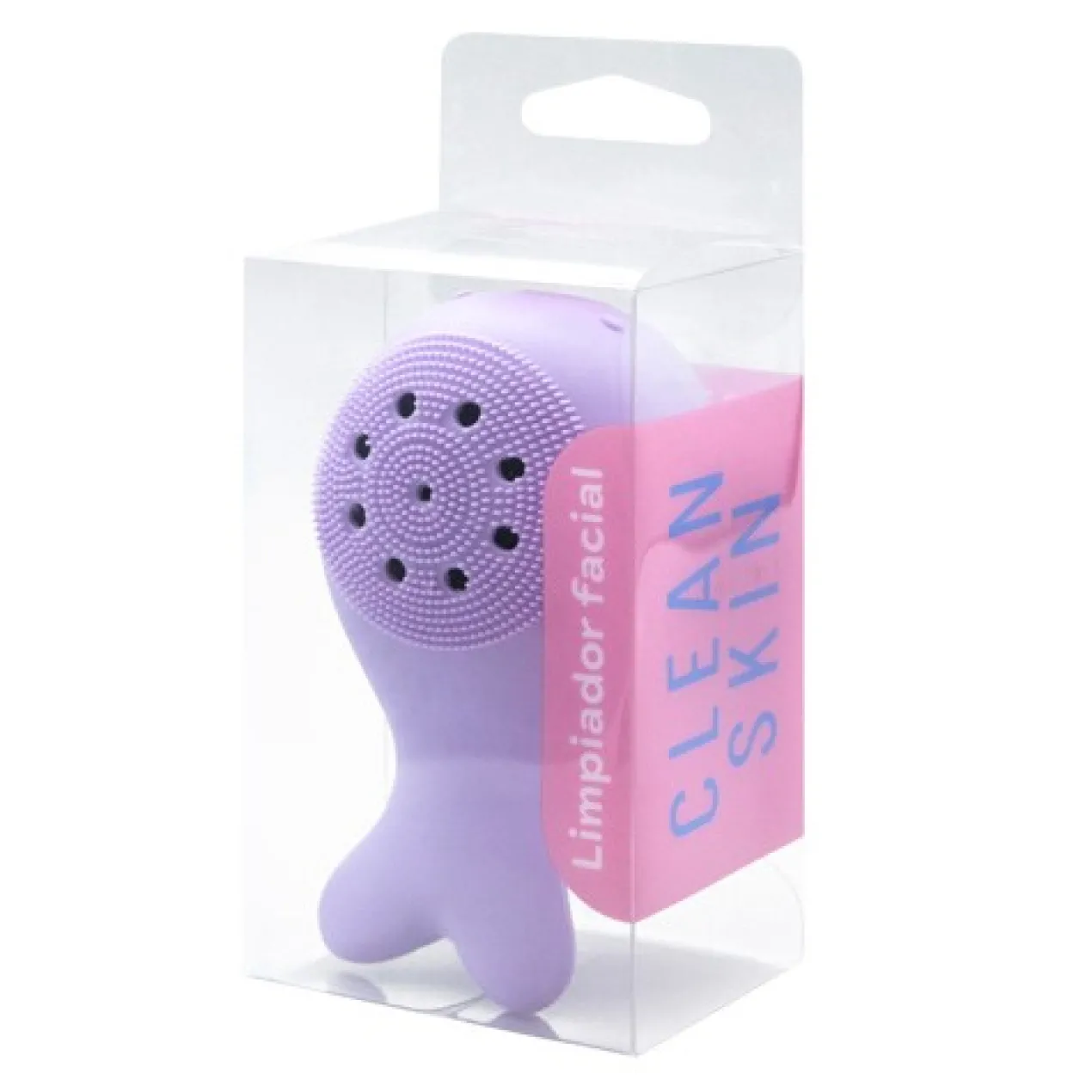 Limpador Facial Poros Silicone Roxo