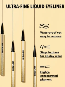 Line & Define Delineador de Olhos Líquido Resistente à Água