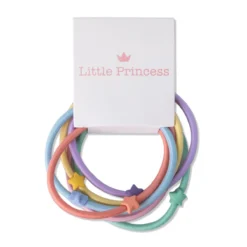 Little Princess Conjunto 6 Elásticos Pastel Estrela