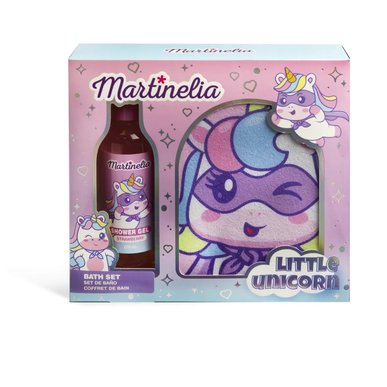 Little Unicorn Conjunto de Banho com Luva
