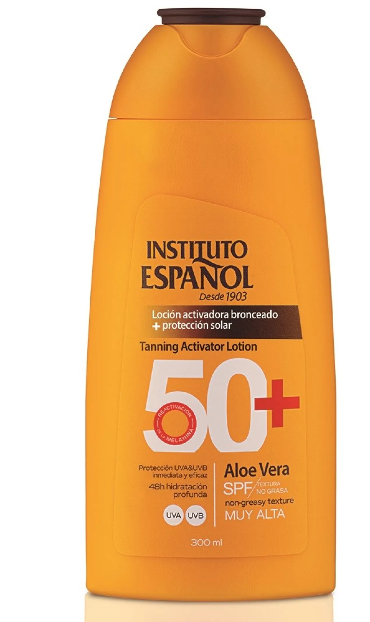 Loção Ativadora do Bronzeado + Proteção Solar SPF50+