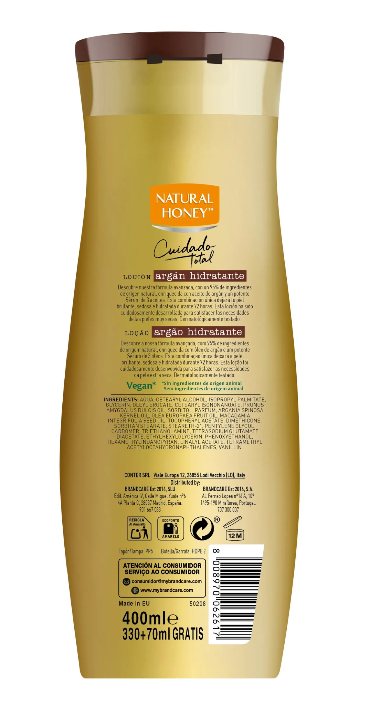 Loção de Óleo de Argan