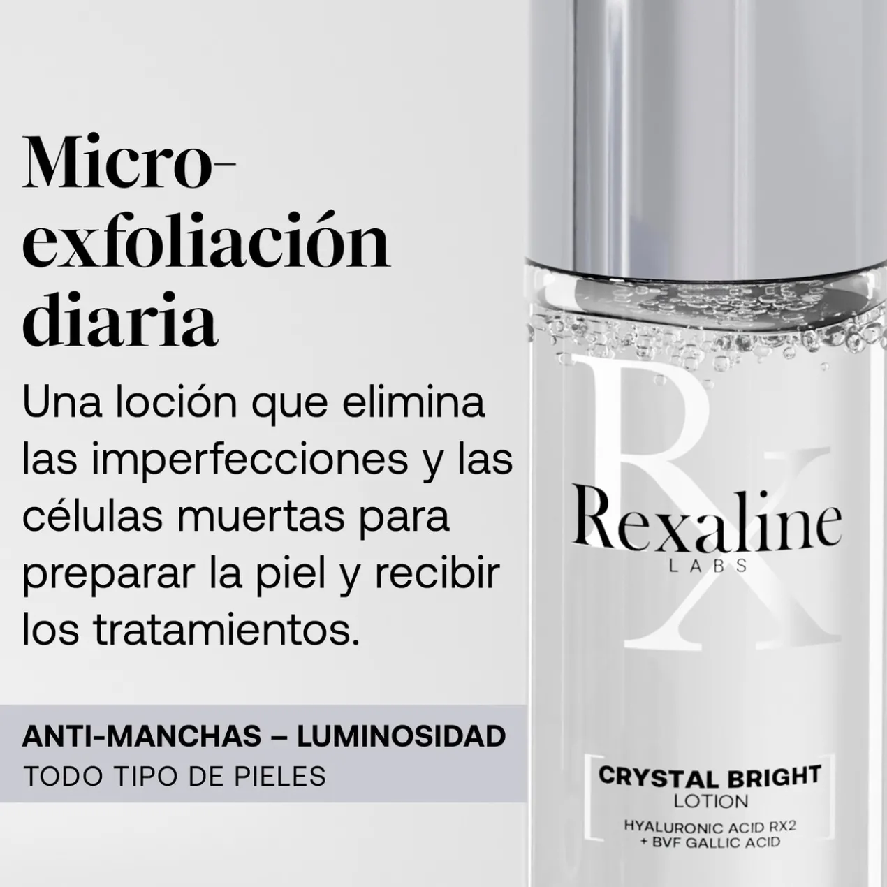 Loção Esfoliante Iluminadora Crystal Bright