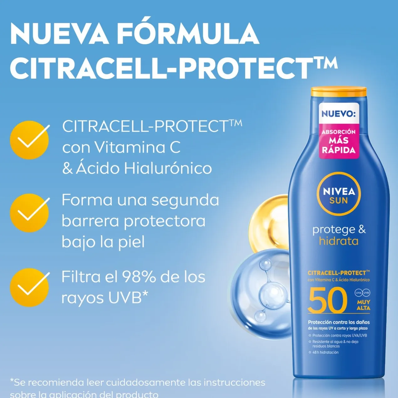 Loção Protect & Moisture FP50