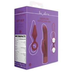 Loveline by Shots Explore Kit de Brinquedos para Ela Dark Cherry