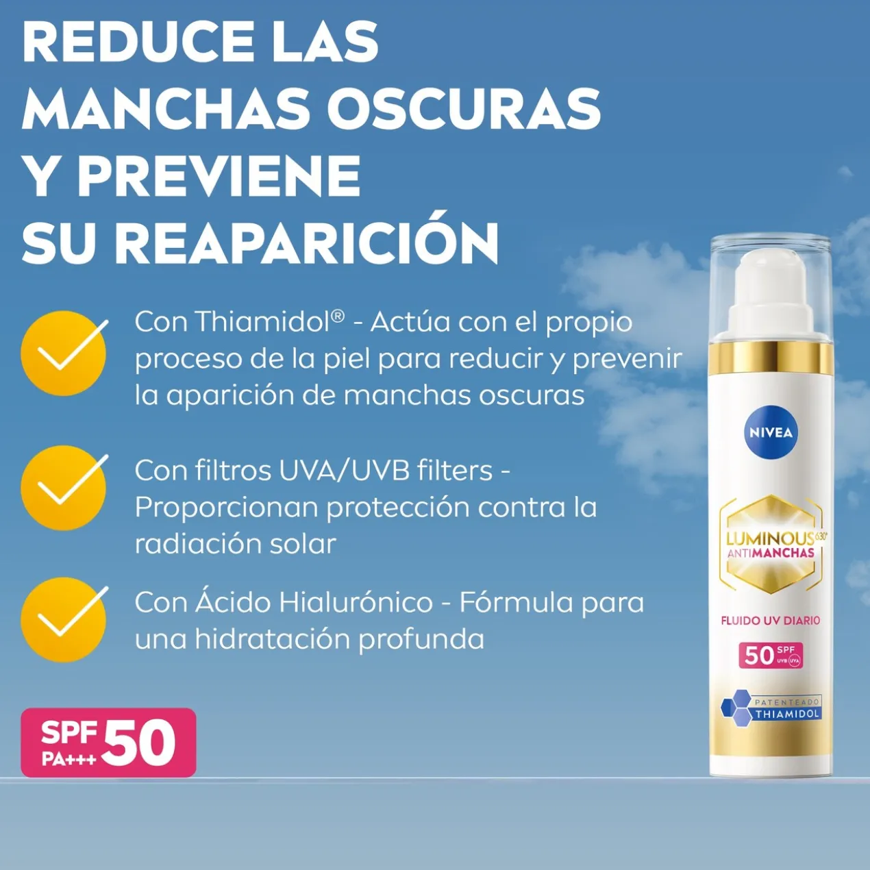 Luminous 630 Creme de Dia Antimanchas SPF50