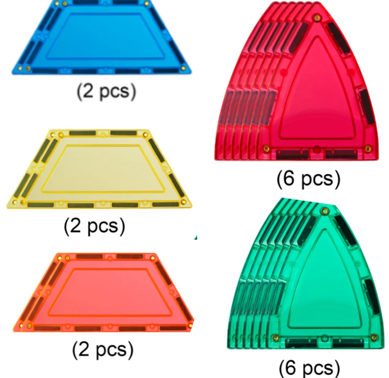 Magnetic Tiles 18 peças