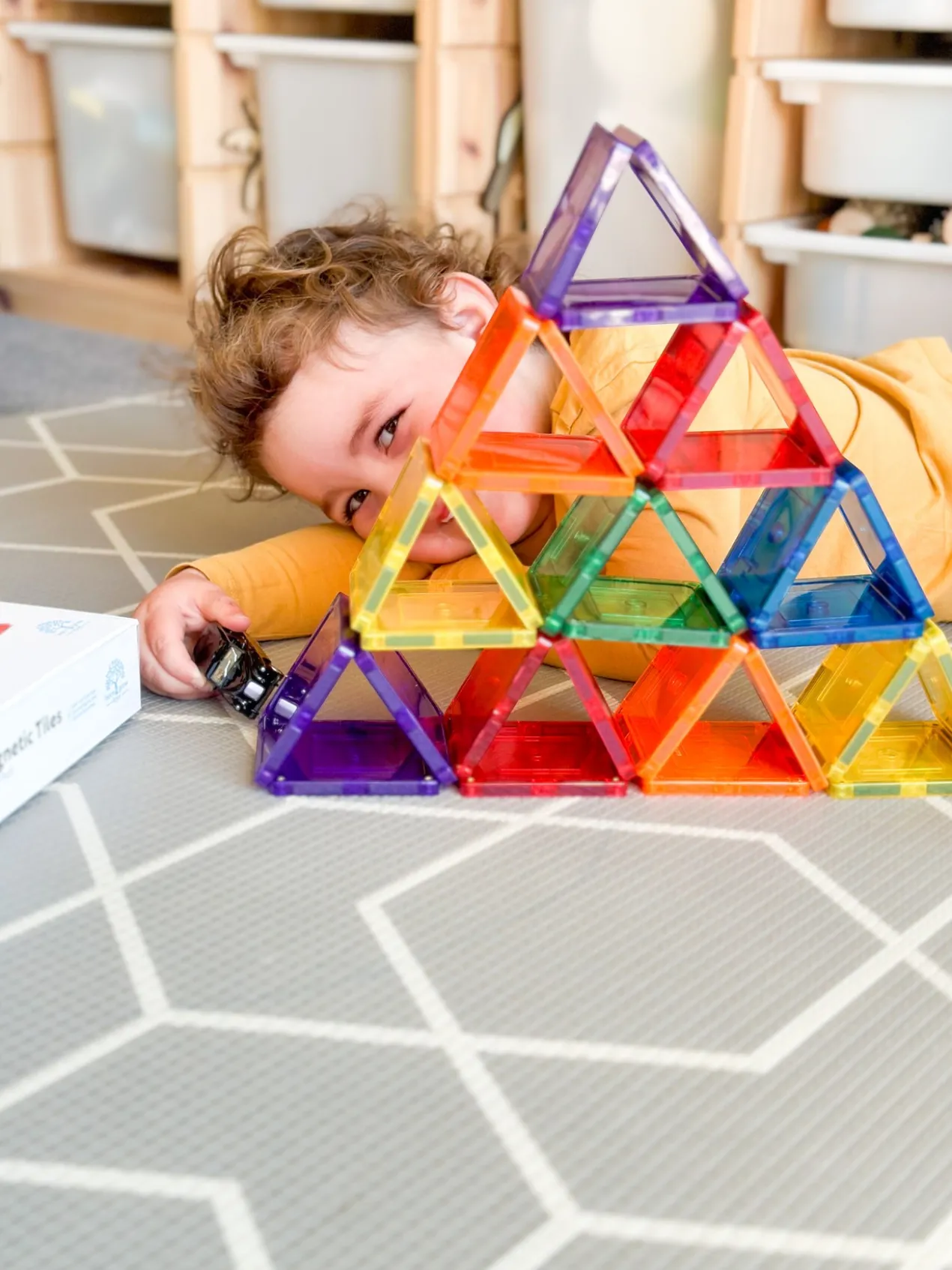 Magnetic Tiles Small Square 36 peças