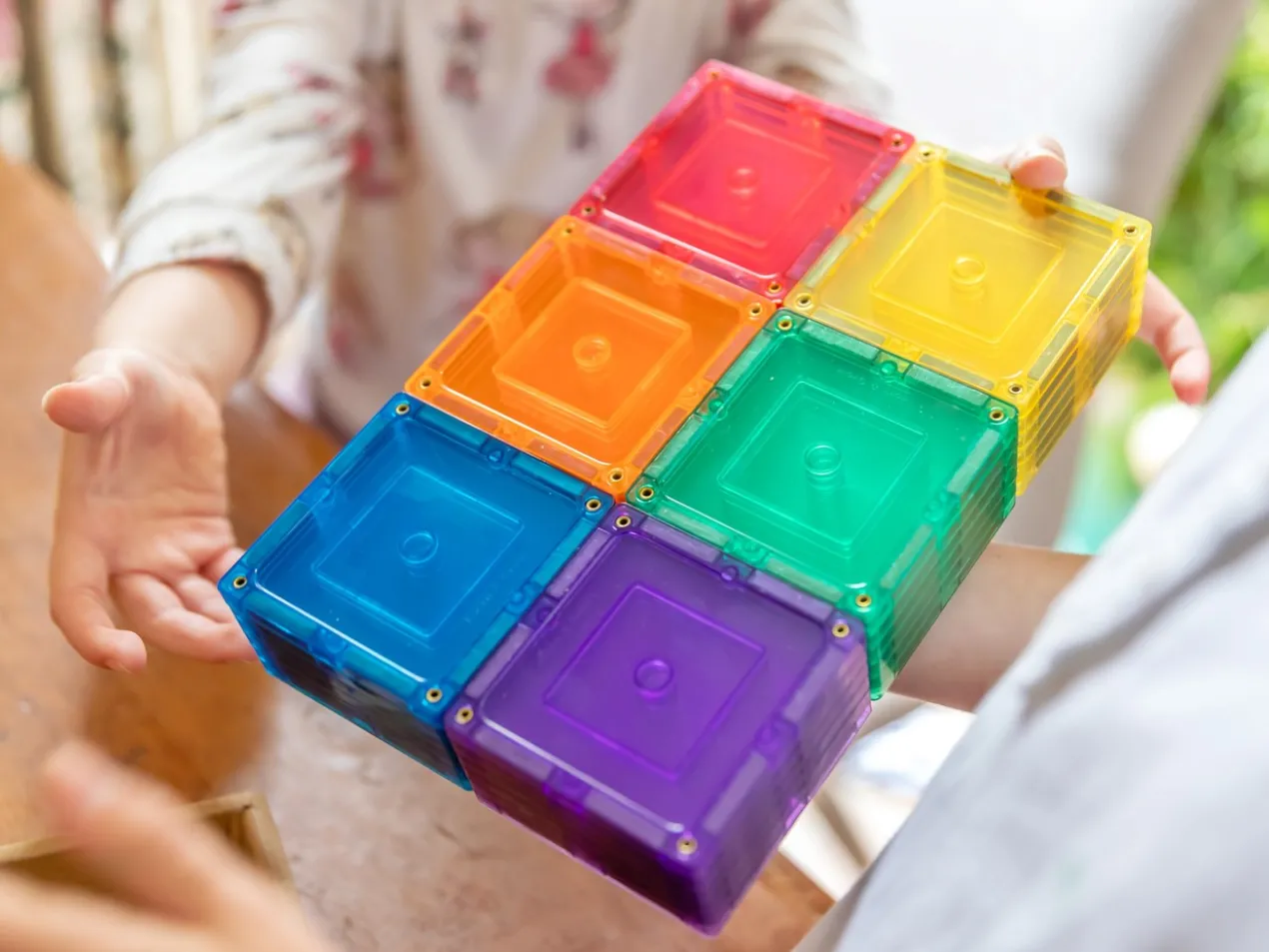 Magnetic Tiles Small Square 36 peças