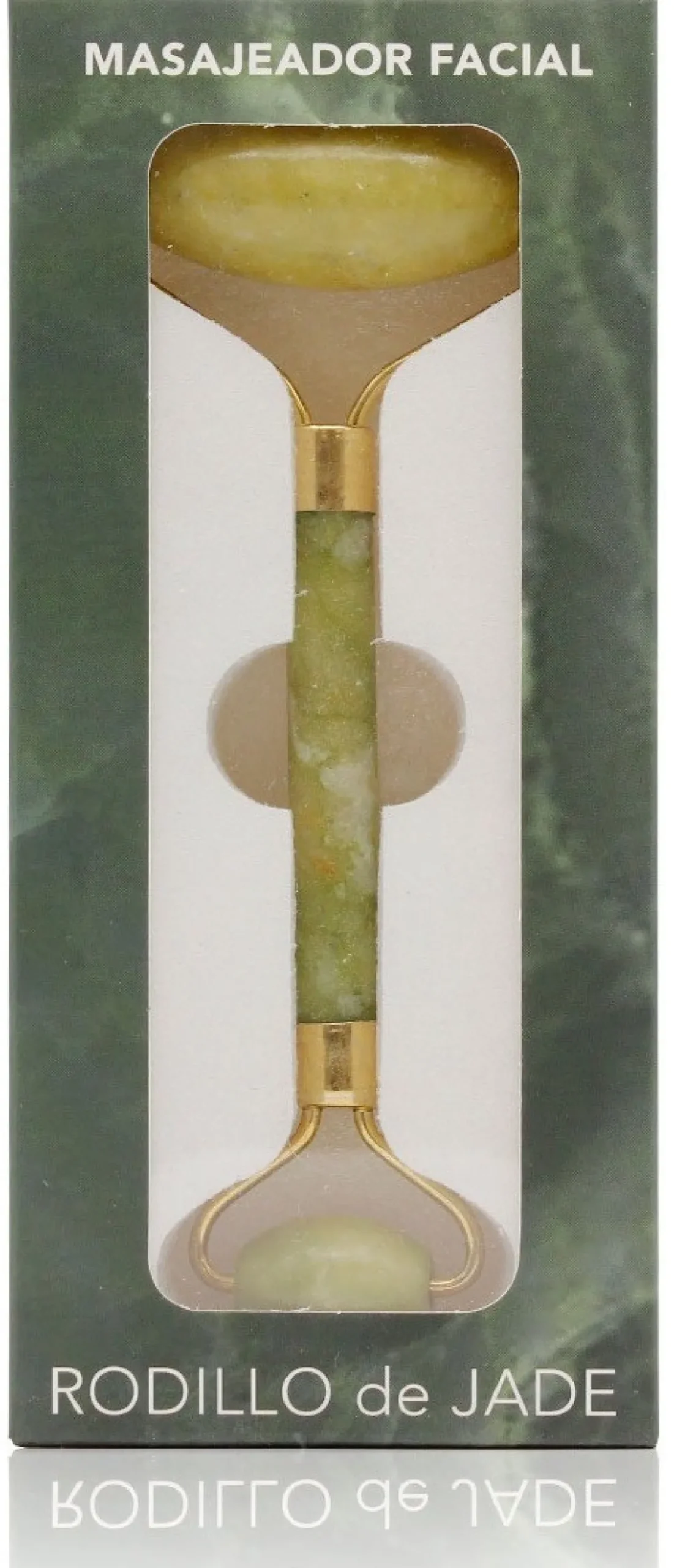 Massajador Facial Pedra Jade 2 Rolos