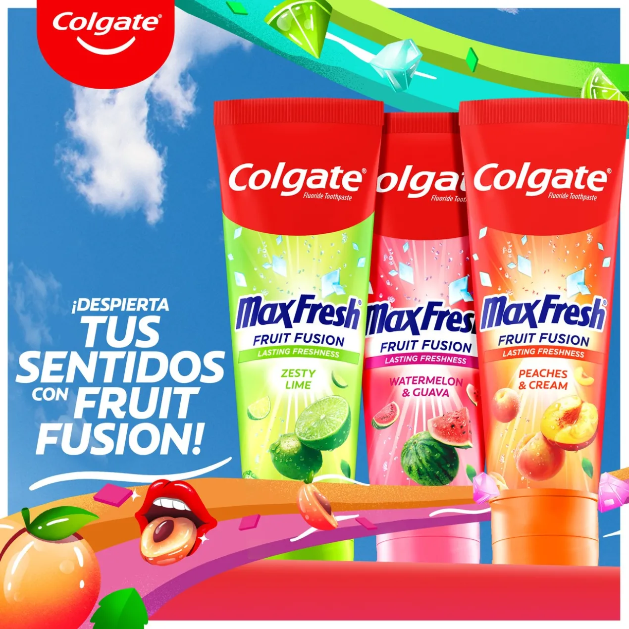 Max Fresh Fruit Fusion Pasta Dentífrica