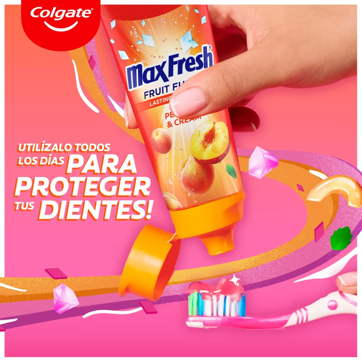 Max Fresh Fruit Fusion Pasta Dentífrica