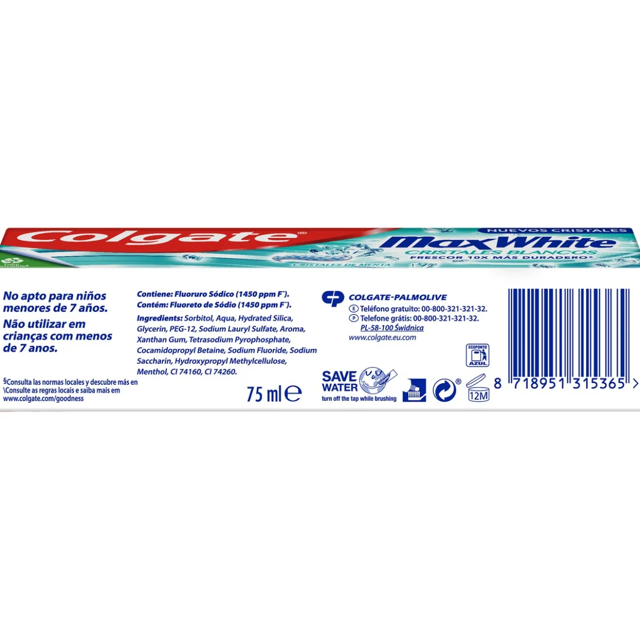 Max White Crystals Pasta de Dentes