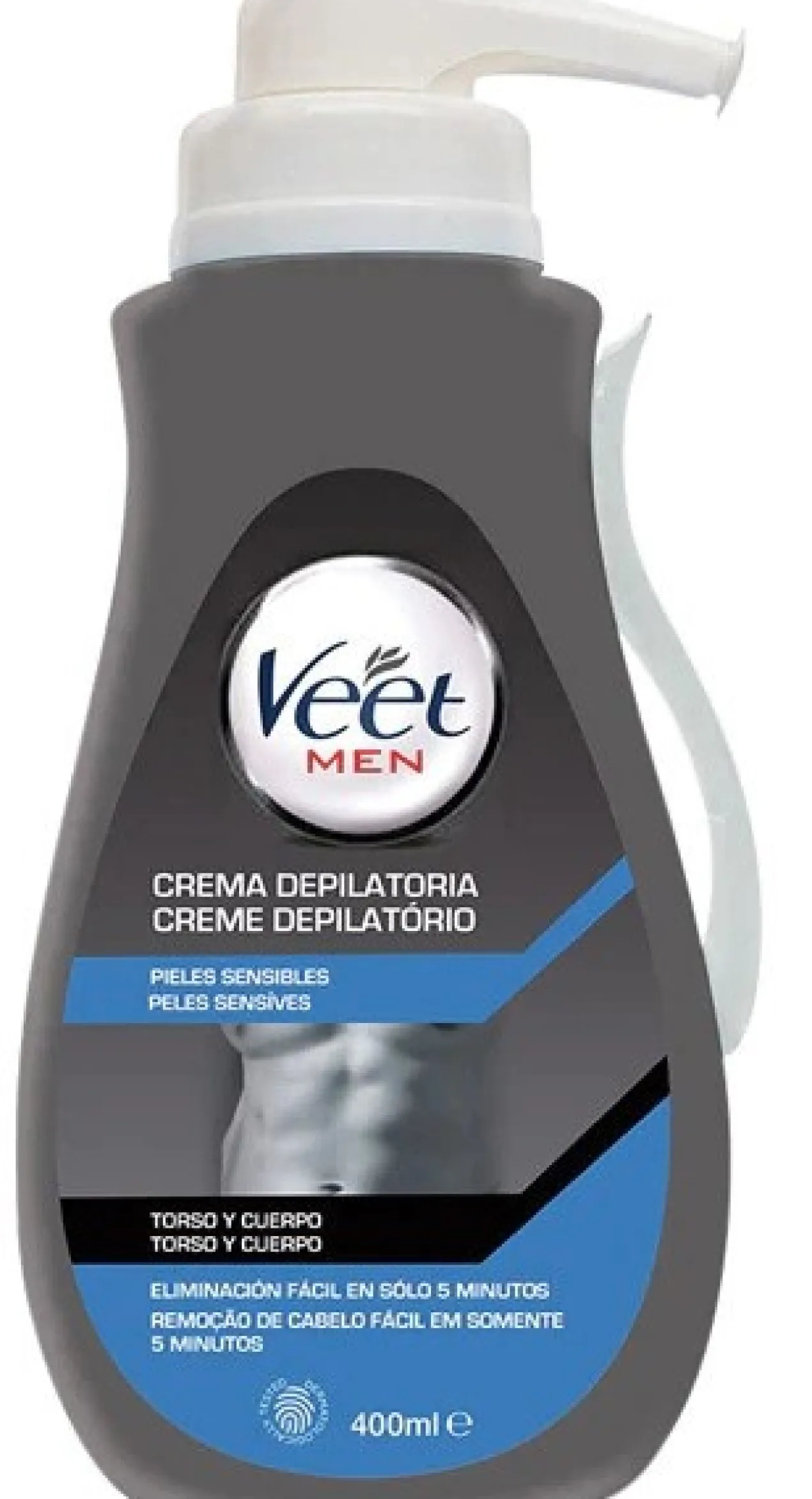 Men Creme Depilatório Peles Sensíveis