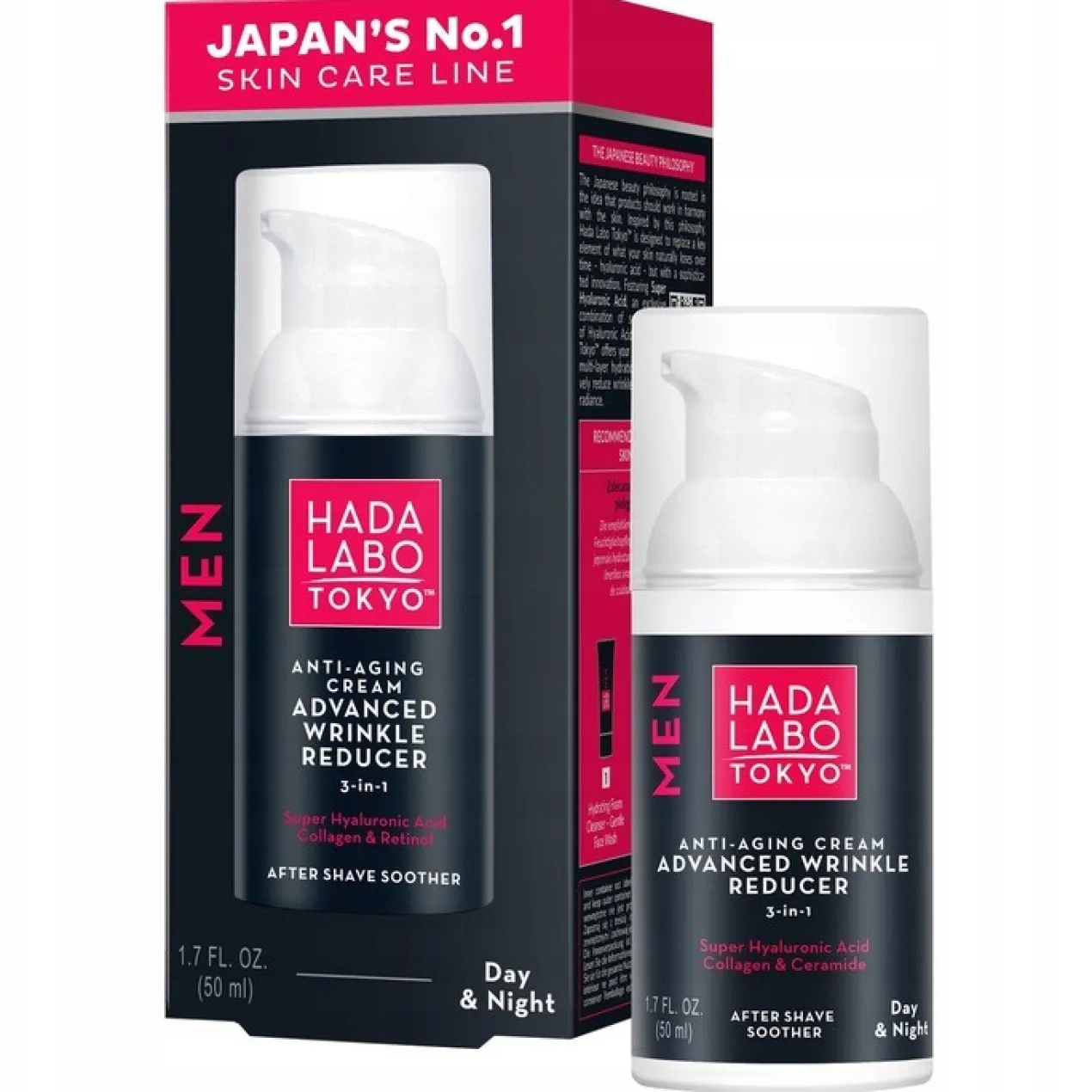 Men Creme Facial Antirrugas e Hidratante para Homem