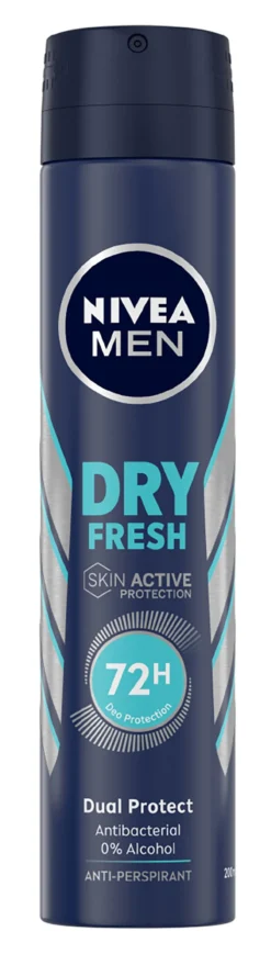 Men Dry Fresh Desodorizante Spray
