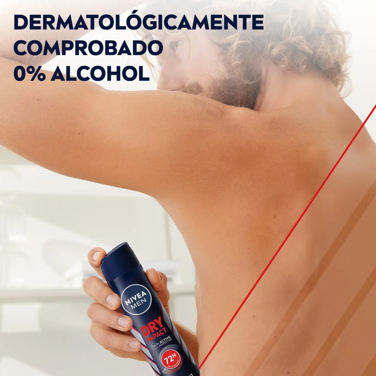 Men Dry Impact Desodorizante Spray Antitranspirante