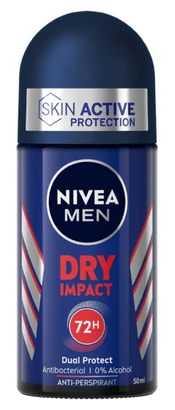 Men Dry Impact Desodorizante Roll-On 72h
