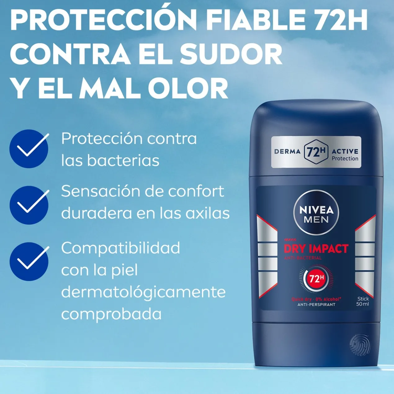 Men Dry Impact Desodorizante em Stick