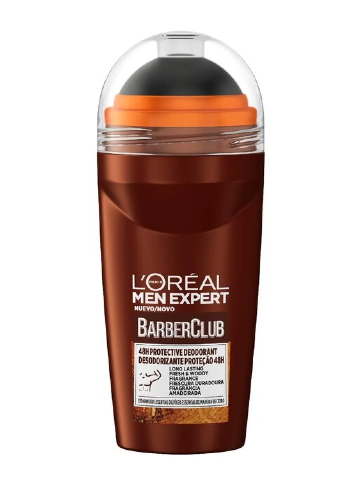 Men Expert Barber Club 48H Protective Roll-On Desodorizante