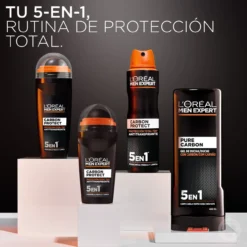 Men Expert Carbon Protect Desodorizante Roll-On Antitranspirante 5 em 1
