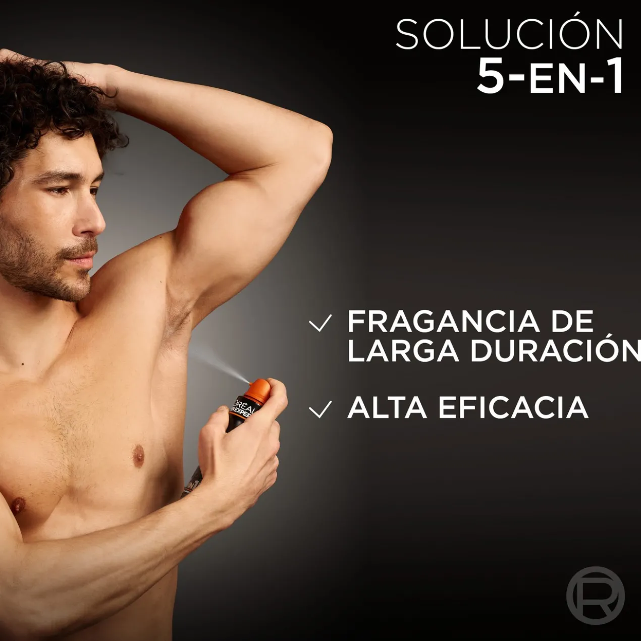 Men Expert Carbon Protect Spray Antitranspirante 5 em 1