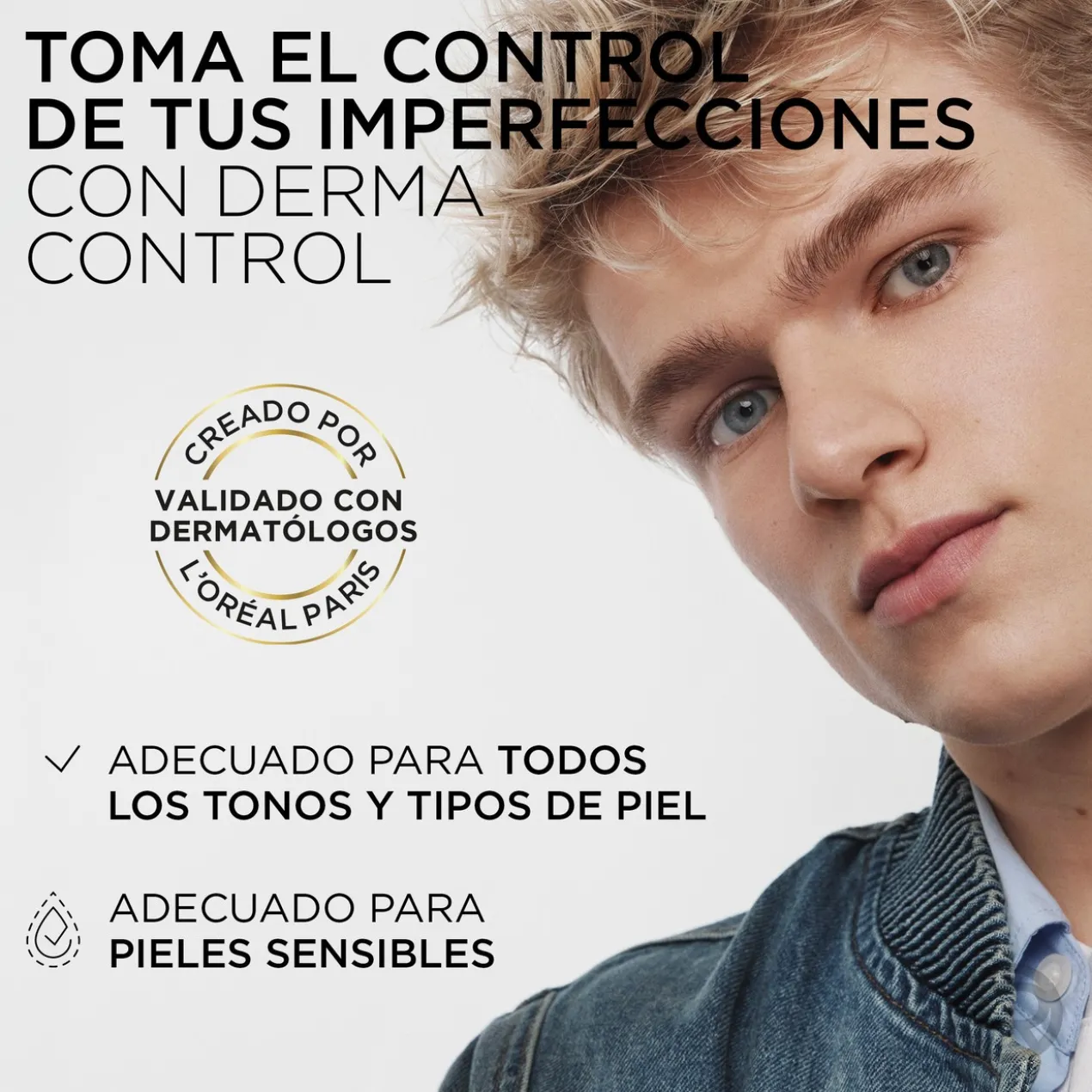 Men Expert Derma Control Gel de Limpeza Purificante