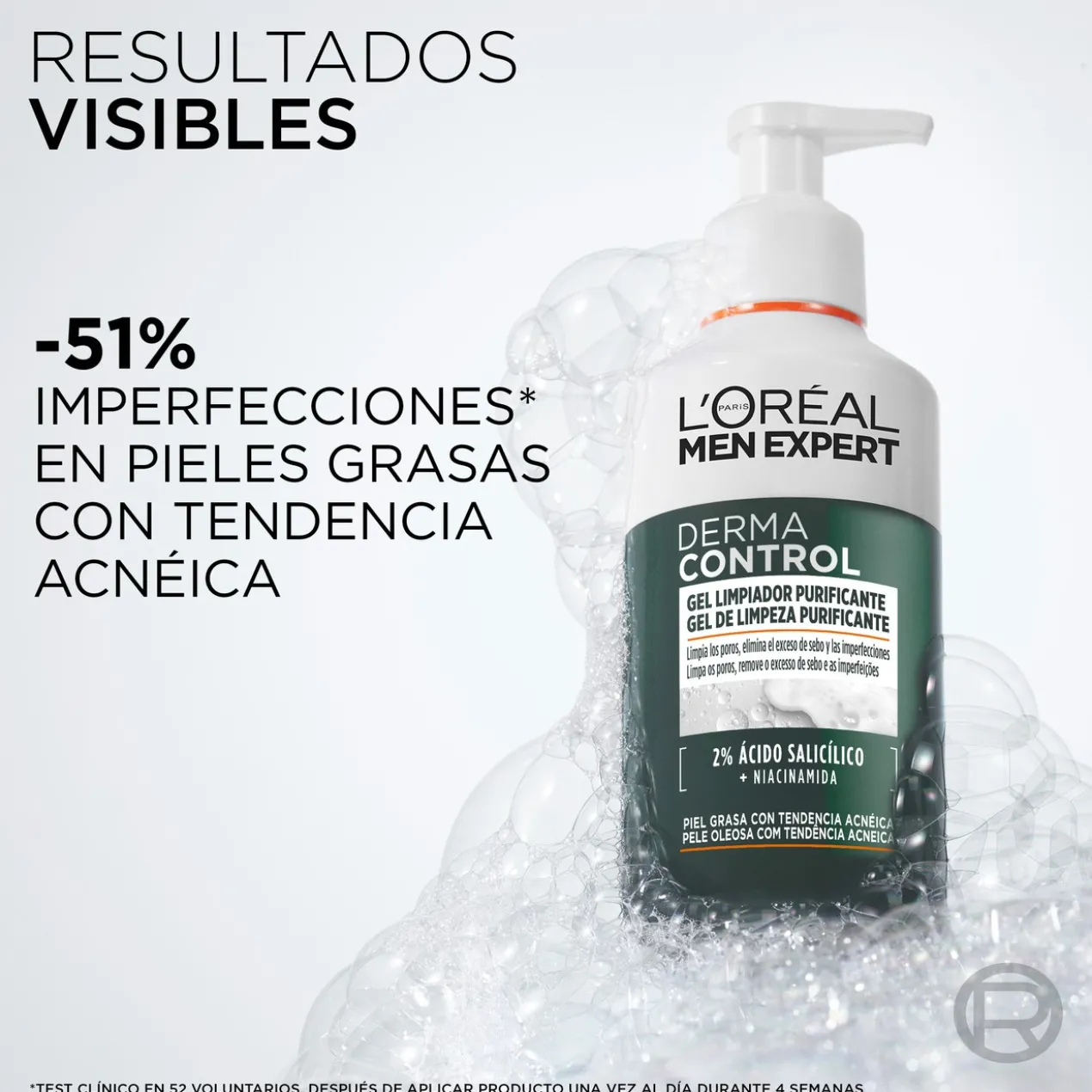 Men Expert Derma Control Gel de Limpeza Purificante