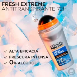 Men Expert Fresh Extreme Desodorizante Roll-On