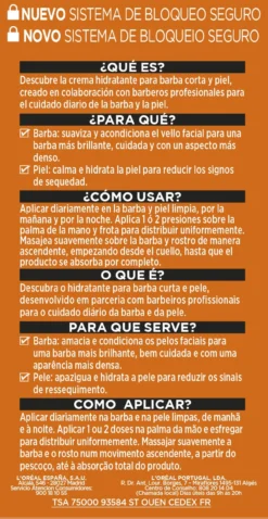 Men Expert Hidratante Barber Club para Pele e Barba