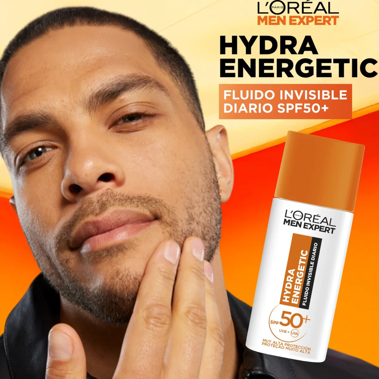 Men Expert Hydra Energetic Fluido Invisível Diário FPS 50+