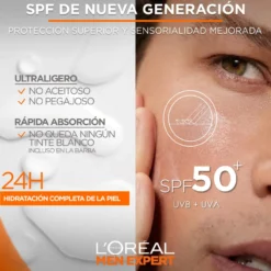Men Expert Hydra Energetic Fluido Invisível Diário FPS 50+